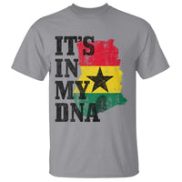 Its In My DNA Ghana T Shirt Proud Ghanaian Heritage Ghanese Roots Vintage Ghana Map Flag