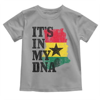 Its In My DNA Ghana Toddler T Shirt Proud Ghanaian Heritage Ghanese Roots Vintage Ghana Map Flag