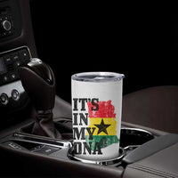 Its In My DNA Ghana Tumbler Cup Proud Ghanaian Heritage Ghanese Roots Vintage Ghana Map Flag