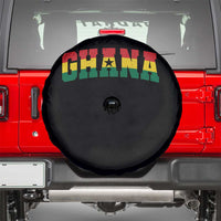 Vintage Ghana Flag Varsity Spare Tire Cover Classic Ghanaian Pride Heritage Graphic
