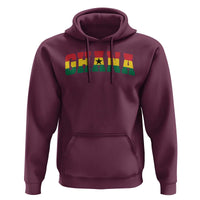 Vintage Ghana Flag Varsity Hoodie Classic Ghanaian Pride Heritage Graphic