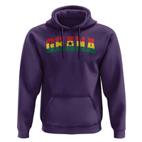 Vintage Ghana Flag Varsity Hoodie Classic Ghanaian Pride Heritage Graphic