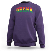 Vintage Ghana Flag Varsity Sweatshirt Classic Ghanaian Pride Heritage Graphic