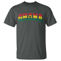 Vintage Ghana Flag Varsity T Shirt Classic Ghanaian Pride Heritage Graphic