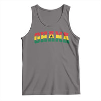 Vintage Ghana Flag Varsity Tank Top Classic Ghanaian Pride Heritage Graphic