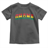 Vintage Ghana Flag Varsity Toddler T Shirt Classic Ghanaian Pride Heritage Graphic