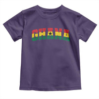 Vintage Ghana Flag Varsity Toddler T Shirt Classic Ghanaian Pride Heritage Graphic