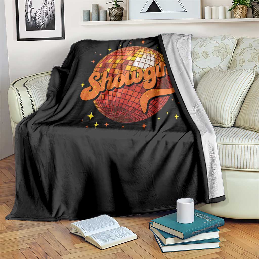Showgirl Throw Blanket Orange Show Girl Concert Country Music Fan Gift