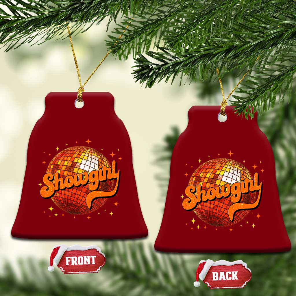 Showgirl Ceramic Ornament Orange Show Girl Concert Country Music Fan Gift