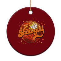 Showgirl Ceramic Ornament Orange Show Girl Concert Country Music Fan Gift