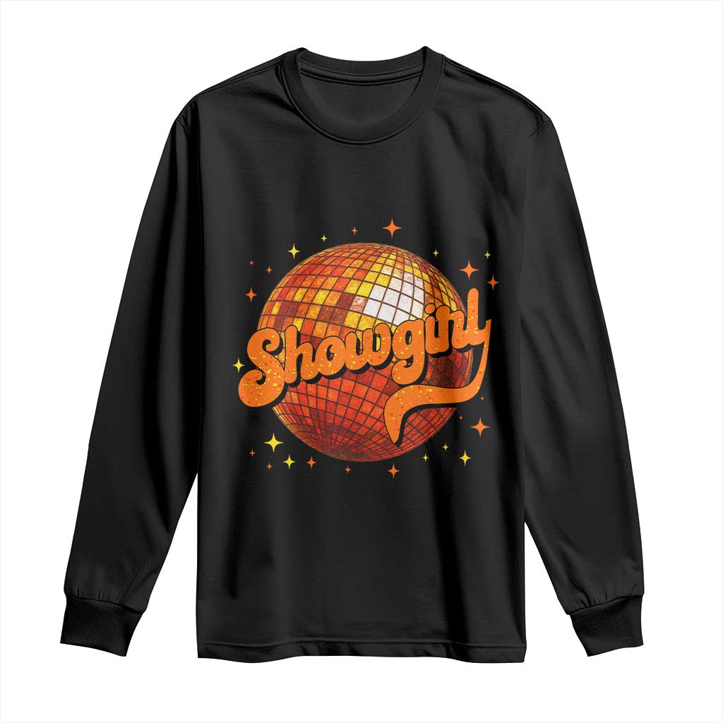Showgirl Long Sleeve Shirt Orange Show Girl Concert Country Music Fan Gift