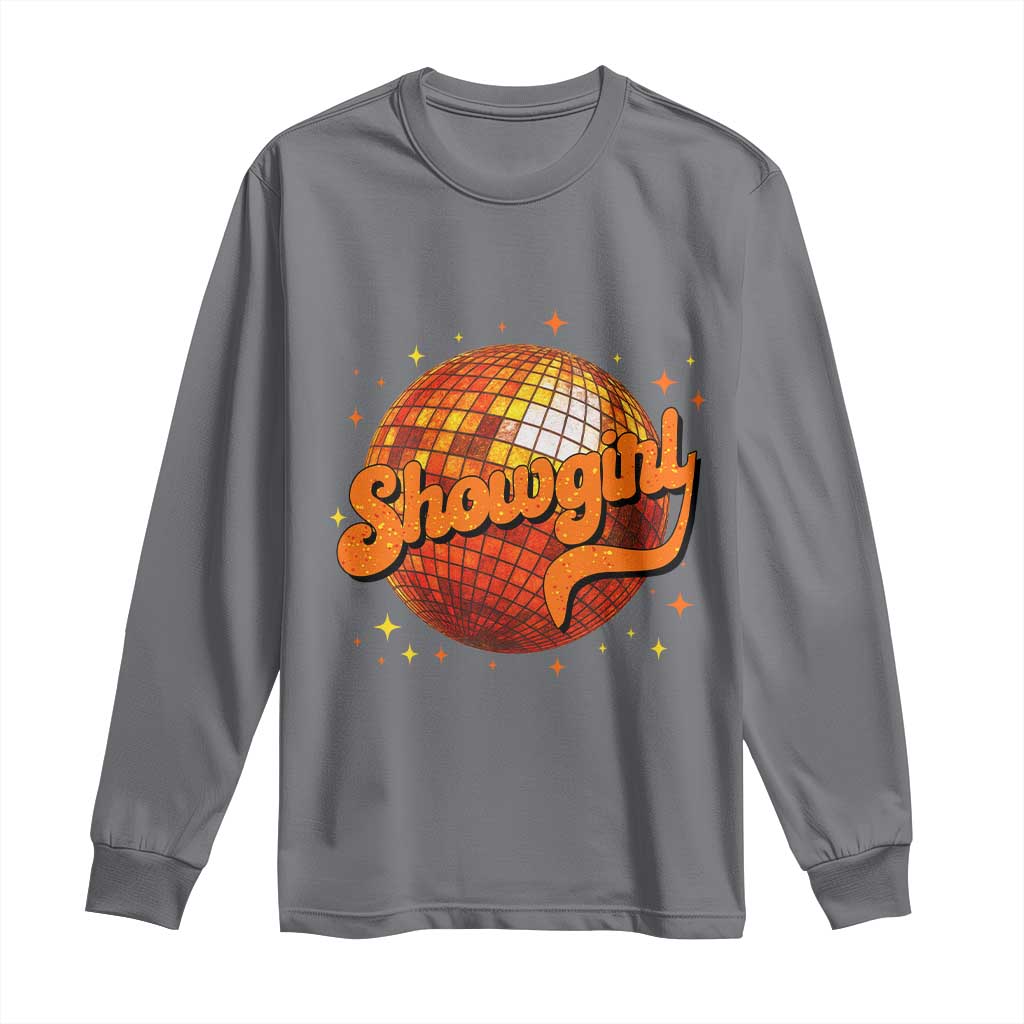 Showgirl Long Sleeve Shirt Orange Show Girl Concert Country Music Fan Gift