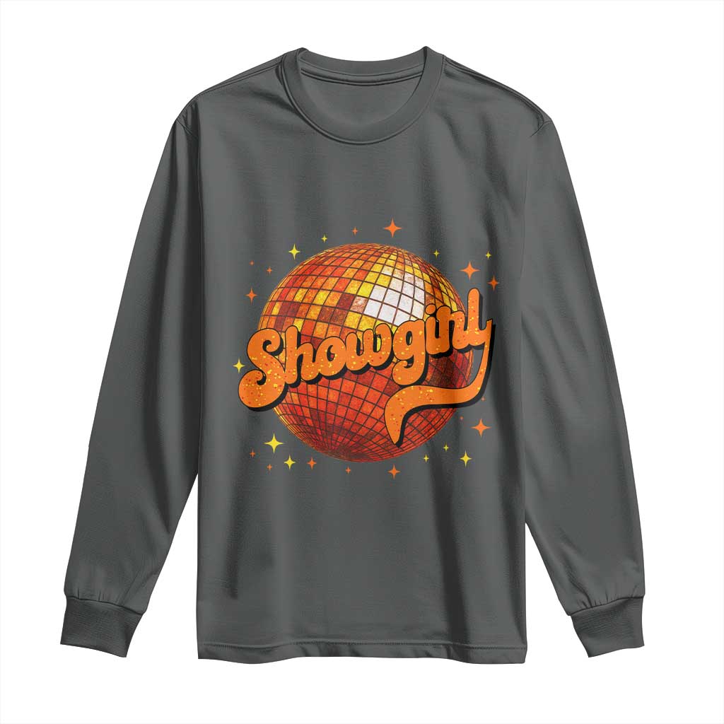 Showgirl Long Sleeve Shirt Orange Show Girl Concert Country Music Fan Gift