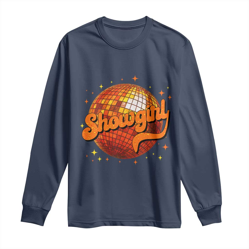 Showgirl Long Sleeve Shirt Orange Show Girl Concert Country Music Fan Gift