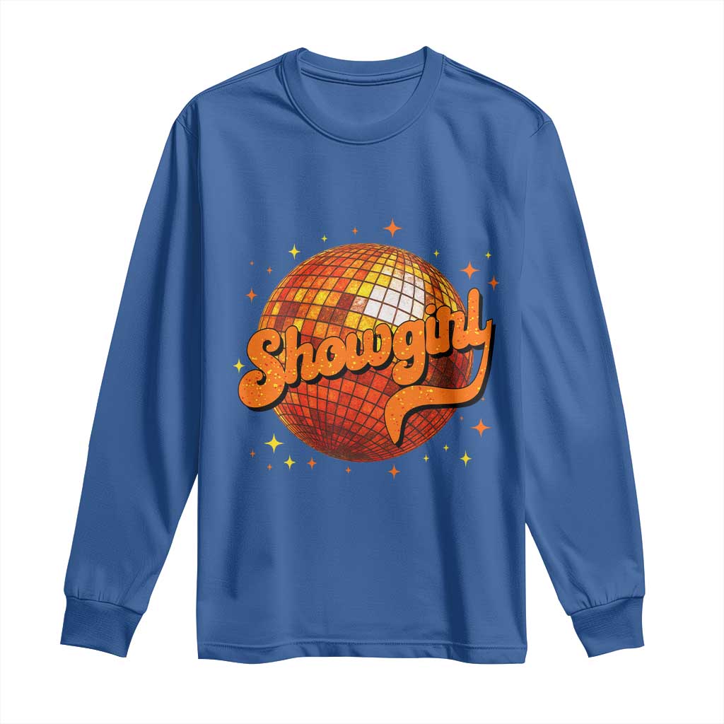 Showgirl Long Sleeve Shirt Orange Show Girl Concert Country Music Fan Gift