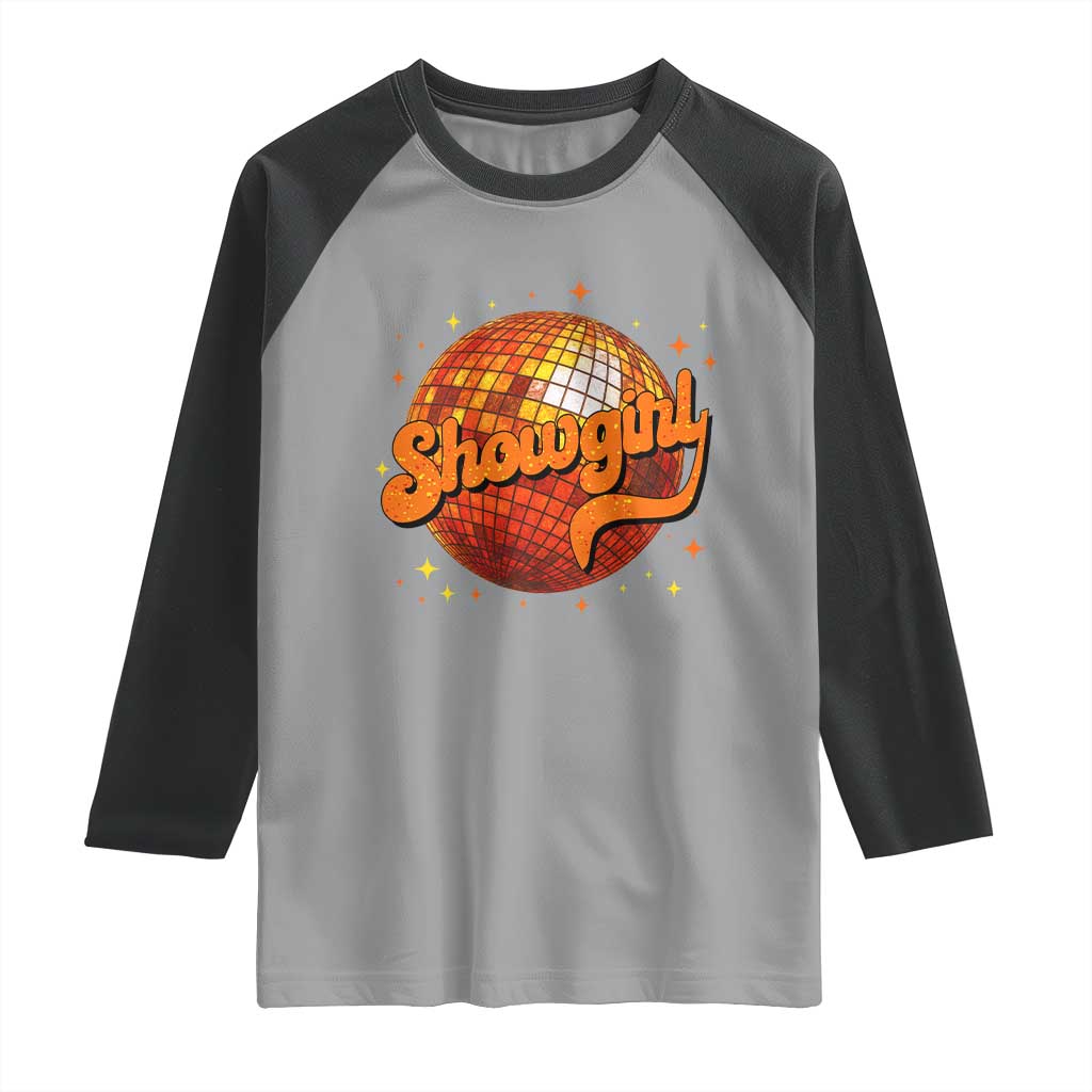 Showgirl Raglan Shirt Orange Show Girl Concert Country Music Fan Gift