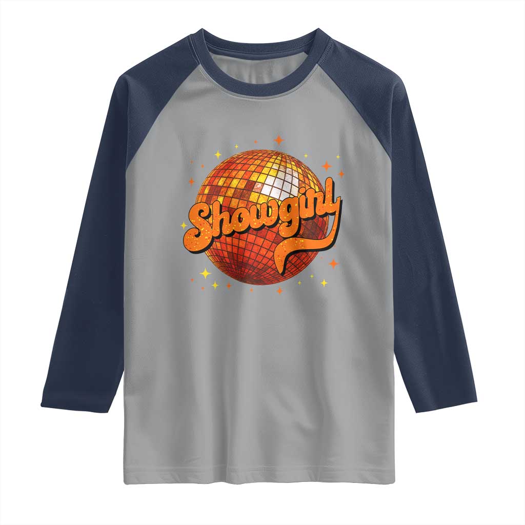 Showgirl Raglan Shirt Orange Show Girl Concert Country Music Fan Gift