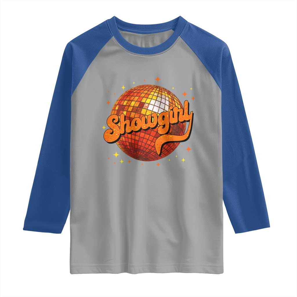 Showgirl Raglan Shirt Orange Show Girl Concert Country Music Fan Gift