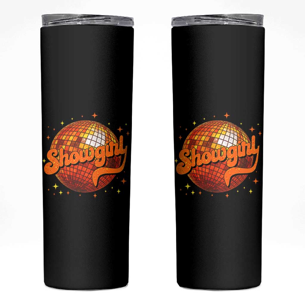 Showgirl Skinny Tumbler Orange Show Girl Concert Country Music Fan Gift