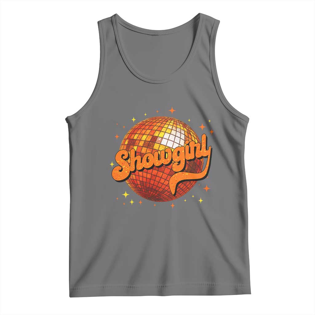 Showgirl Tank Top Orange Show Girl Concert Country Music Fan Gift