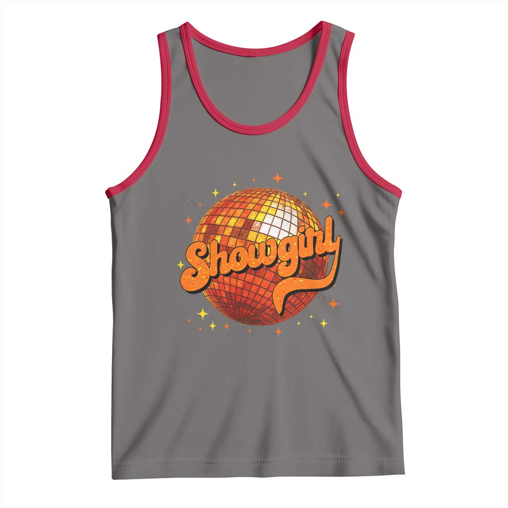 Showgirl Tank Top Orange Show Girl Concert Country Music Fan Gift
