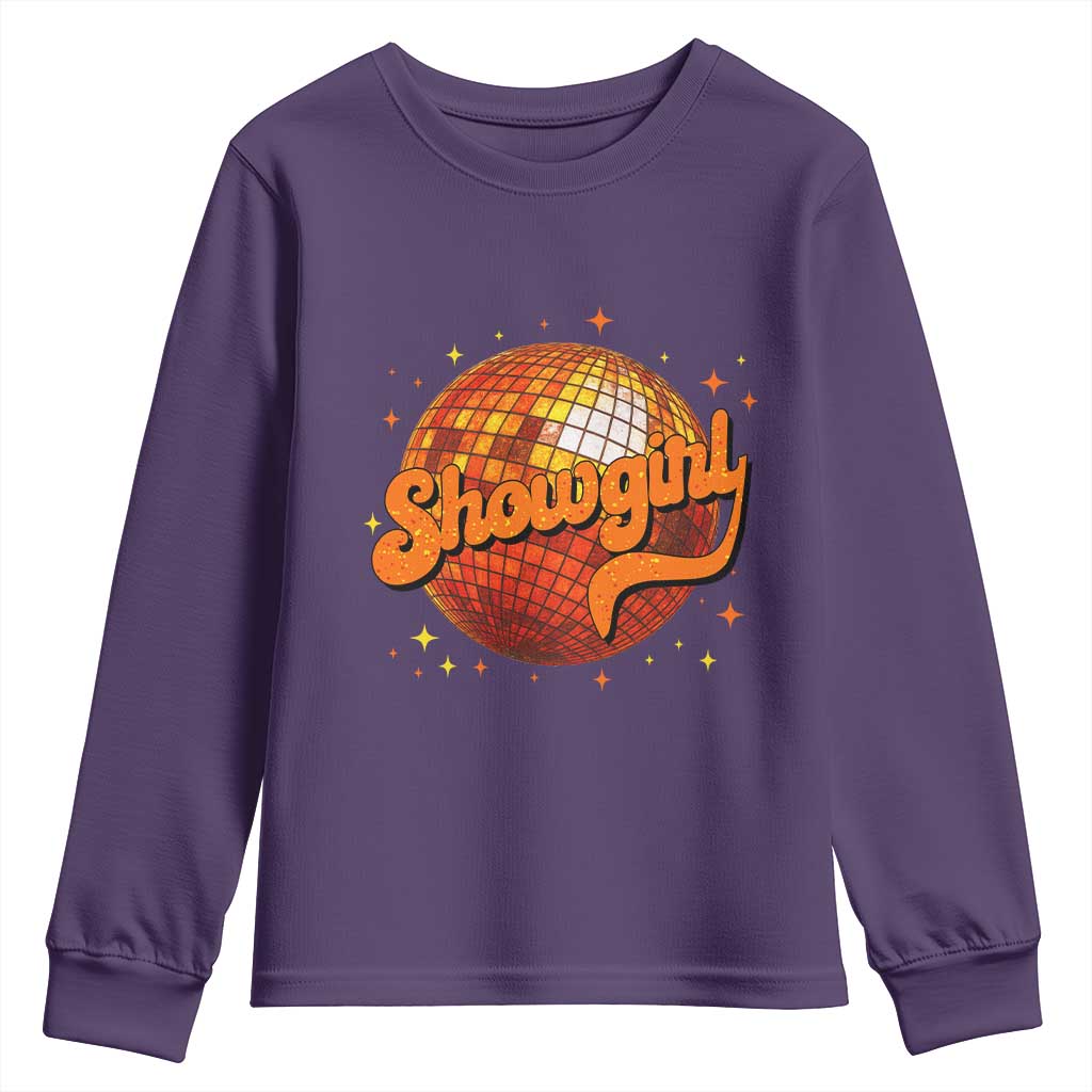 Showgirl Youth Sweatshirt Orange Show Girl Concert Country Music Fan Gift