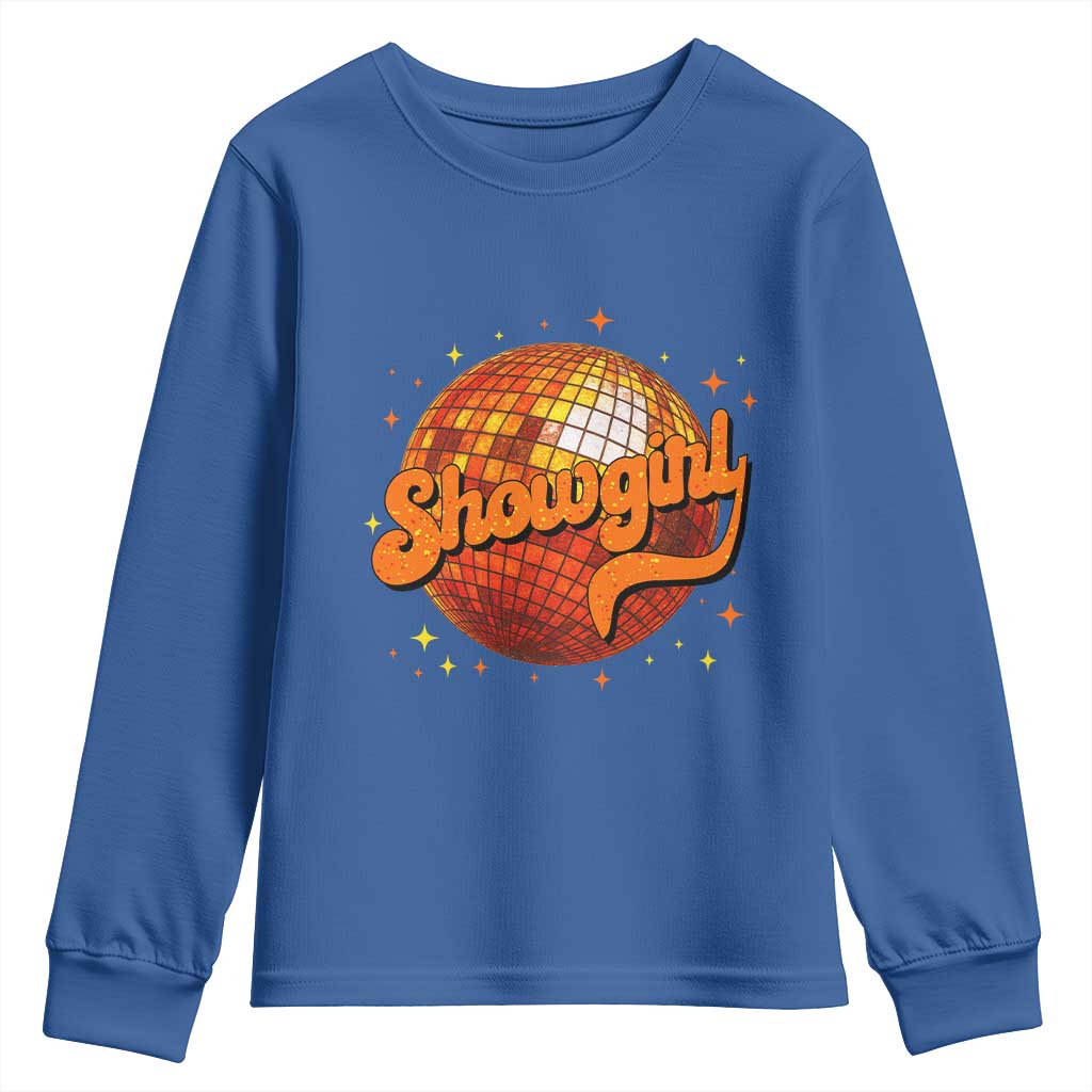 Showgirl Youth Sweatshirt Orange Show Girl Concert Country Music Fan Gift