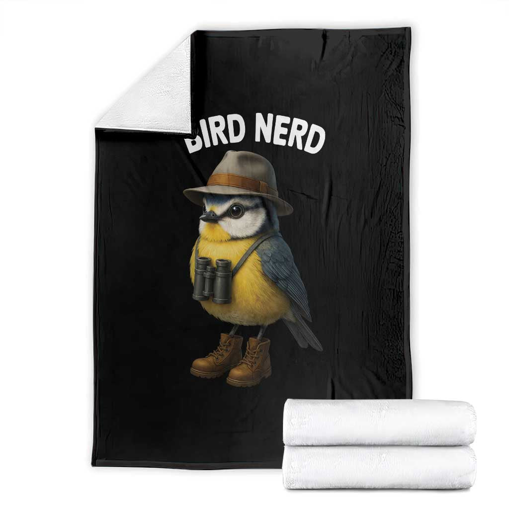 Bird Nerd Throw Blanket Funny Birding Bird Lover Watcher Twitcher - Wonder Print Shop