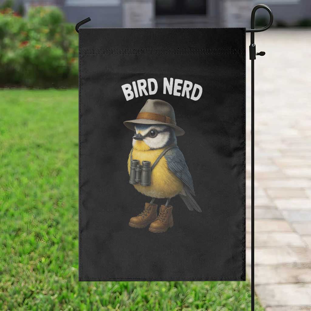 Bird Nerd Garden Flag Funny Birding Bird Lover Watcher Twitcher - Wonder Print Shop
