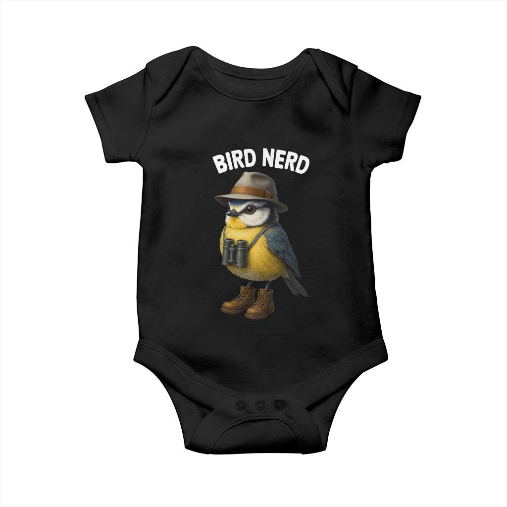 Bird Nerd Baby Onesie Funny Birding Bird Lover Watcher Twitcher - Wonder Print Shop