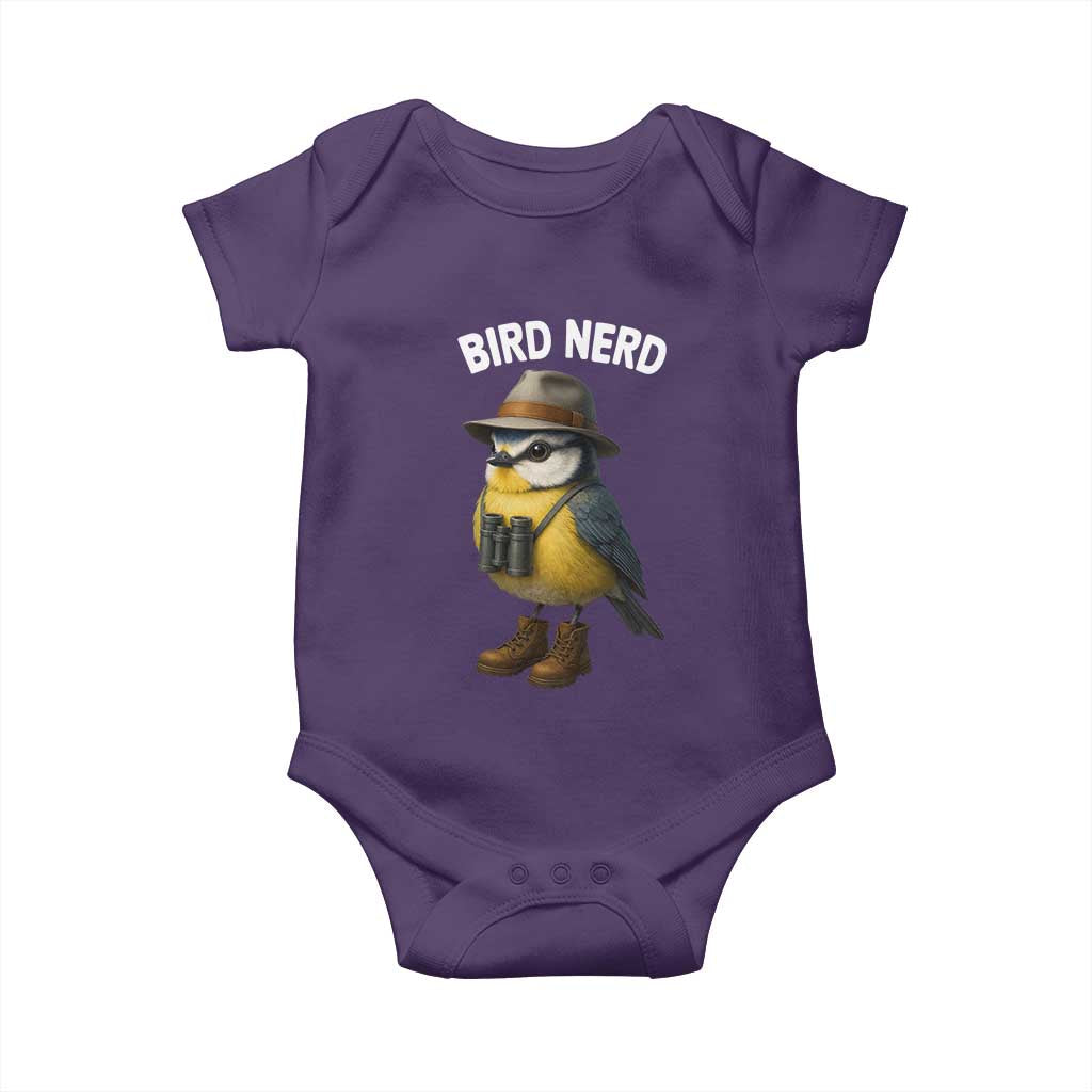 Bird Nerd Baby Onesie Funny Birding Bird Lover Watcher Twitcher - Wonder Print Shop