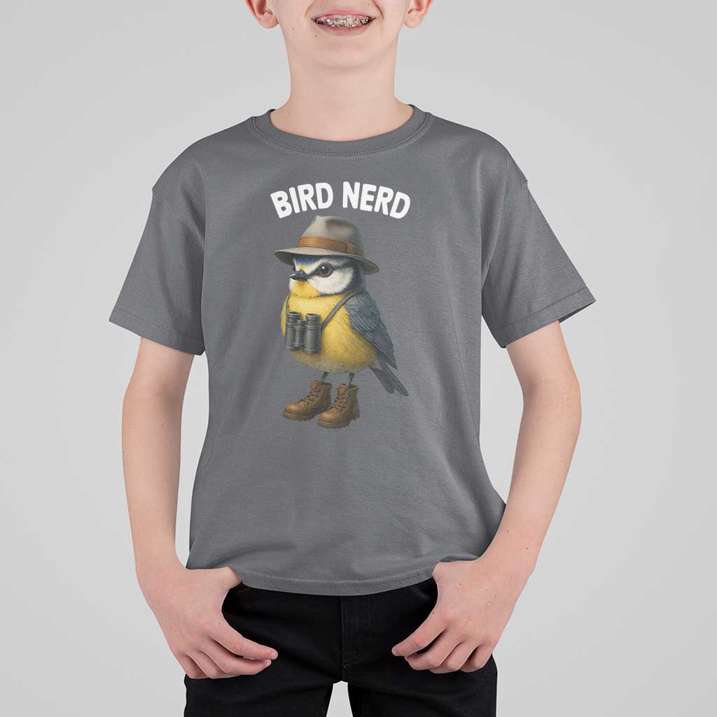 Bird Nerd T Shirt For Kid Funny Birding Bird Lover Watcher Twitcher - Wonder Print Shop
