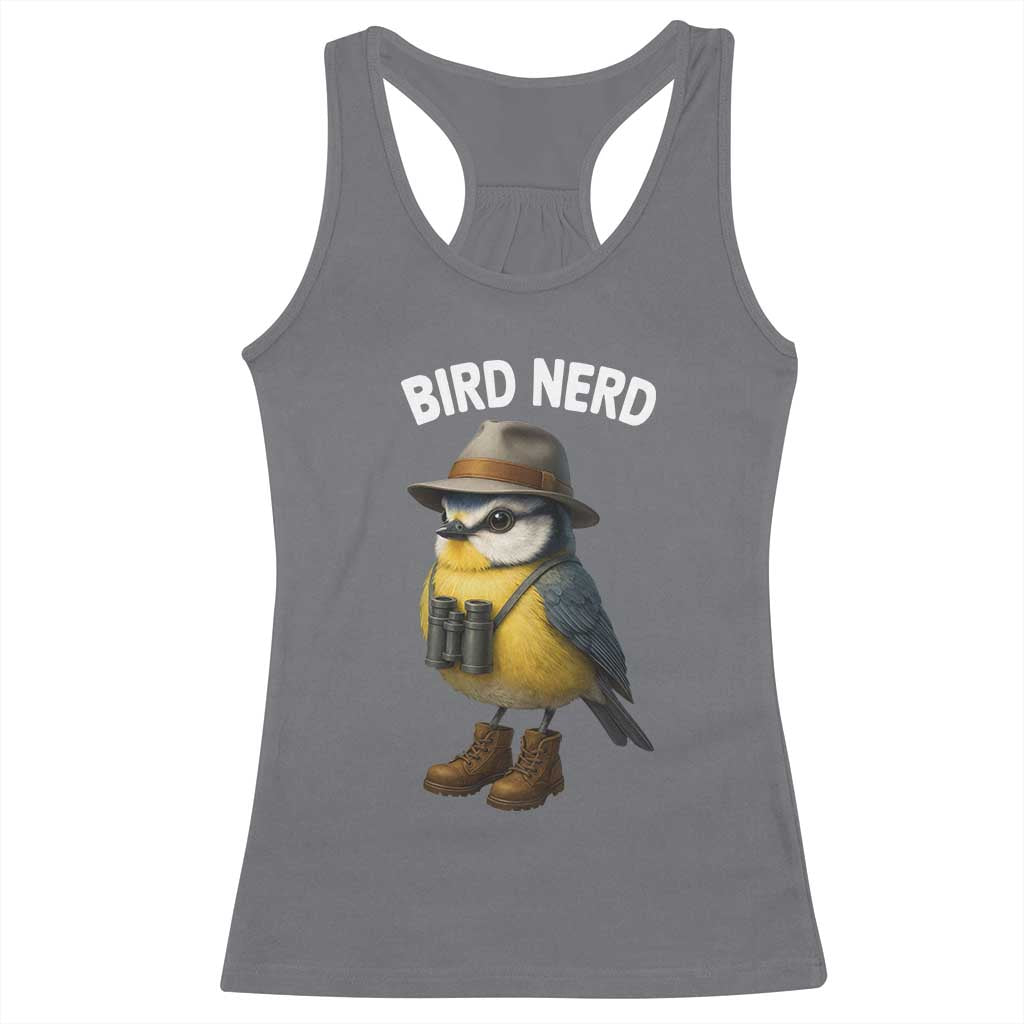 Bird Nerd Racerback Tank Top Funny Birding Bird Lover Watcher Twitcher - Wonder Print Shop