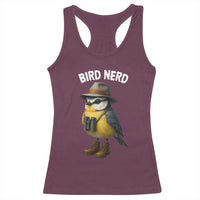 Bird Nerd Racerback Tank Top Funny Birding Bird Lover Watcher Twitcher - Wonder Print Shop