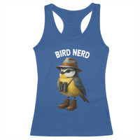 Bird Nerd Racerback Tank Top Funny Birding Bird Lover Watcher Twitcher - Wonder Print Shop