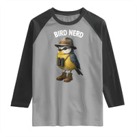 Bird Nerd Raglan Shirt Funny Birding Bird Lover Watcher Twitcher - Wonder Print Shop