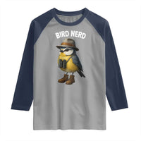 Bird Nerd Raglan Shirt Funny Birding Bird Lover Watcher Twitcher - Wonder Print Shop