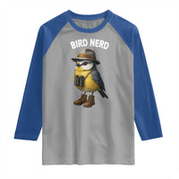 Bird Nerd Raglan Shirt Funny Birding Bird Lover Watcher Twitcher - Wonder Print Shop
