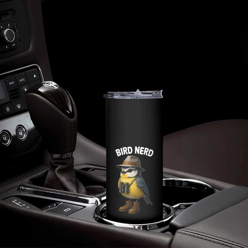 Bird Nerd Skinny Tumbler Funny Birding Bird Lover Watcher Twitcher - Wonder Print Shop