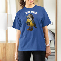 Bird Nerd T Shirt For Women Funny Birding Bird Lover Watcher Twitcher - Wonder Print Shop