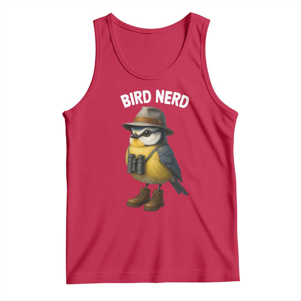 Bird Nerd Tank Top Funny Birding Bird Lover Watcher Twitcher - Wonder Print Shop