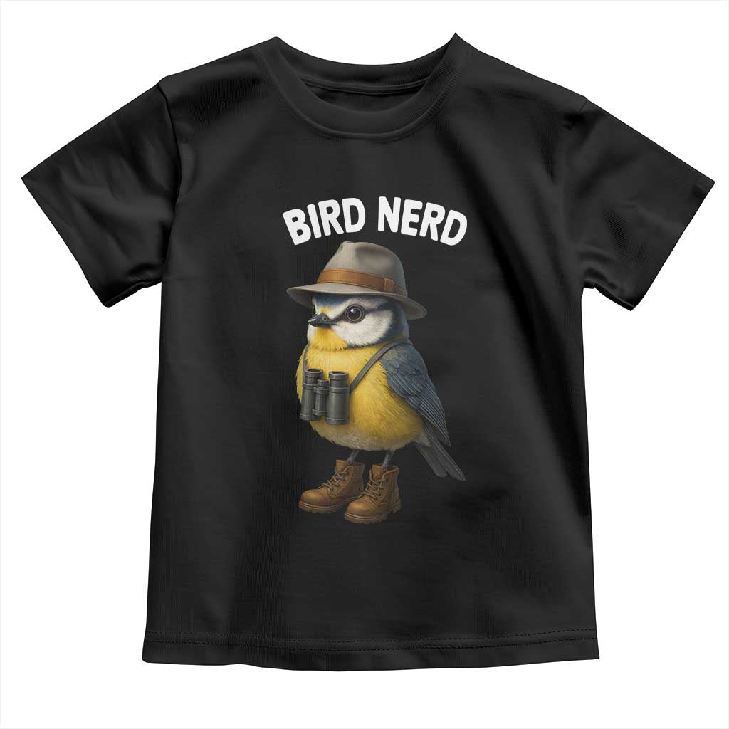 Bird Nerd Toddler T Shirt Funny Birding Bird Lover Watcher Twitcher - Wonder Print Shop