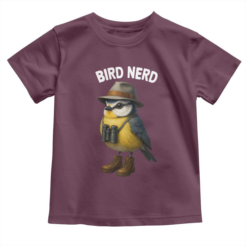 Bird Nerd Toddler T Shirt Funny Birding Bird Lover Watcher Twitcher - Wonder Print Shop