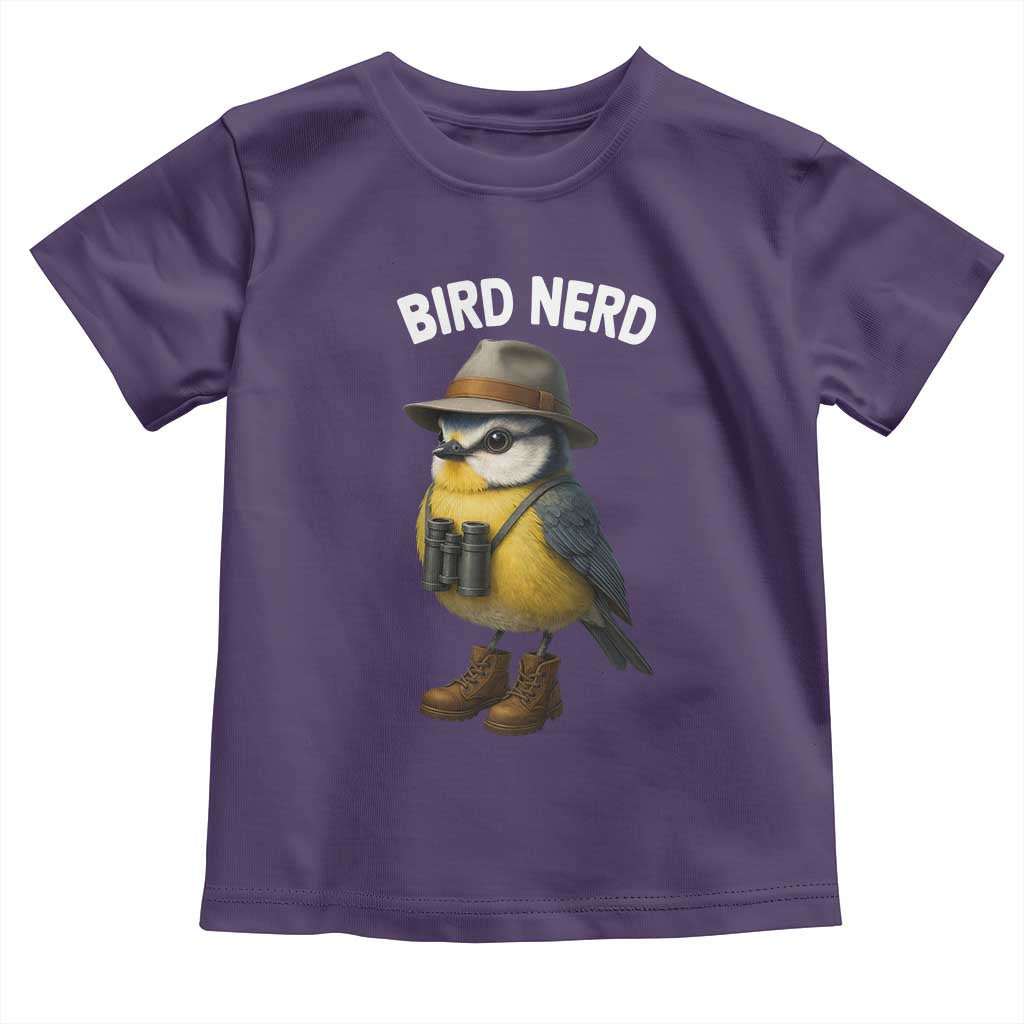 Bird Nerd Toddler T Shirt Funny Birding Bird Lover Watcher Twitcher - Wonder Print Shop