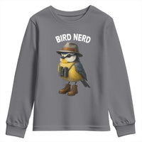Bird Nerd Youth Sweatshirt Funny Birding Bird Lover Watcher Twitcher - Wonder Print Shop