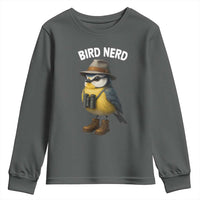 Bird Nerd Youth Sweatshirt Funny Birding Bird Lover Watcher Twitcher - Wonder Print Shop