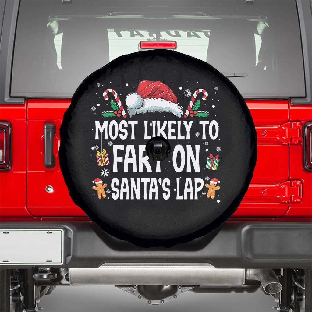 Family Matching Christmas Spare Tire Cover Most Likely To Fart On Santa's Lap - Wonder Print Shop