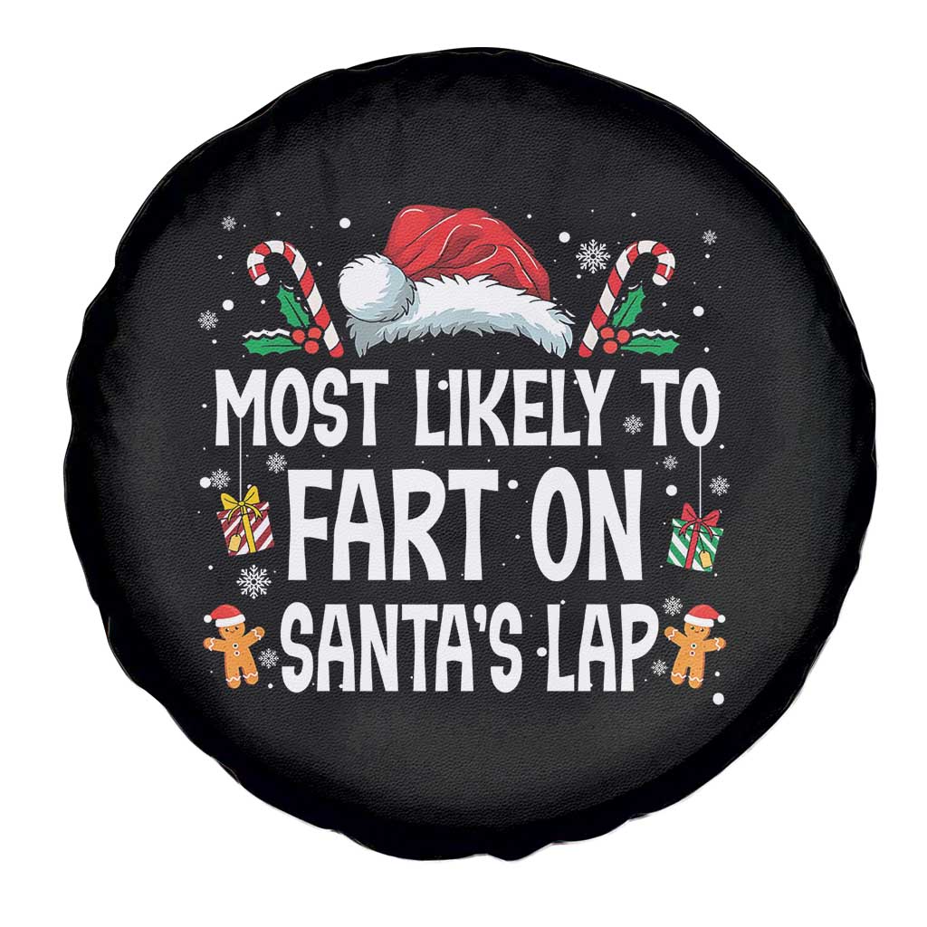Family Matching Christmas Spare Tire Cover Most Likely To Fart On Santa's Lap - Wonder Print Shop