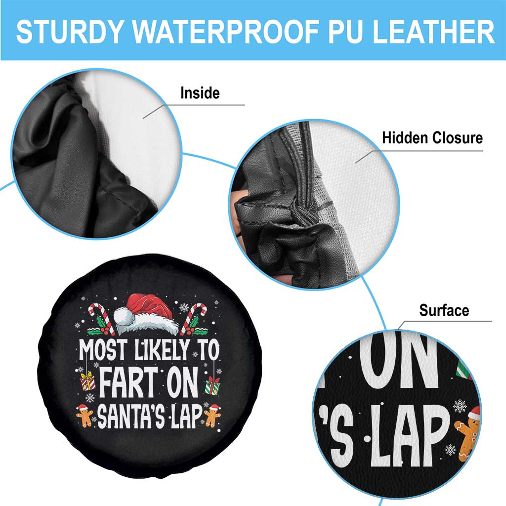 Family Matching Christmas Spare Tire Cover Most Likely To Fart On Santa's Lap - Wonder Print Shop