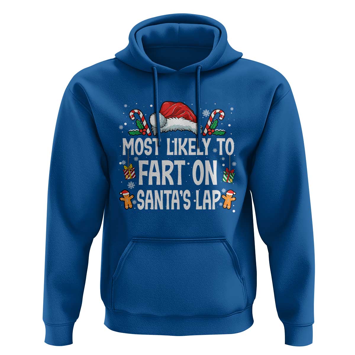 Family Matching Christmas Hoodie Most Likely To Fart On Santa's Lap - Wonder Print Shop